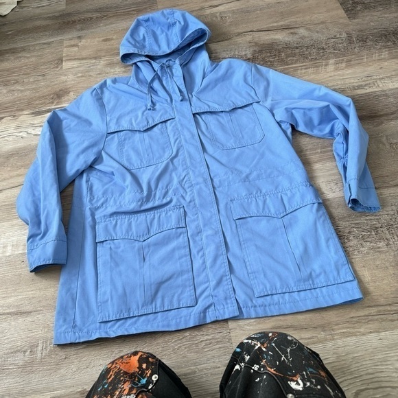 Vintage blue Sheplers western snap button zipper jacket. fits men’s M - Picture 3 of 7